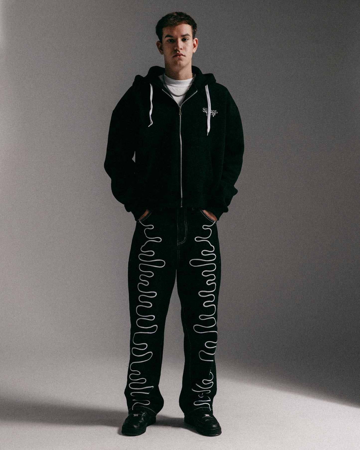 Silence Black Drop Denim