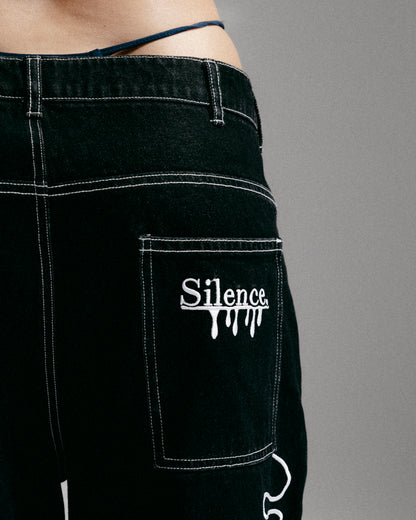 Silence Black Drop Denim